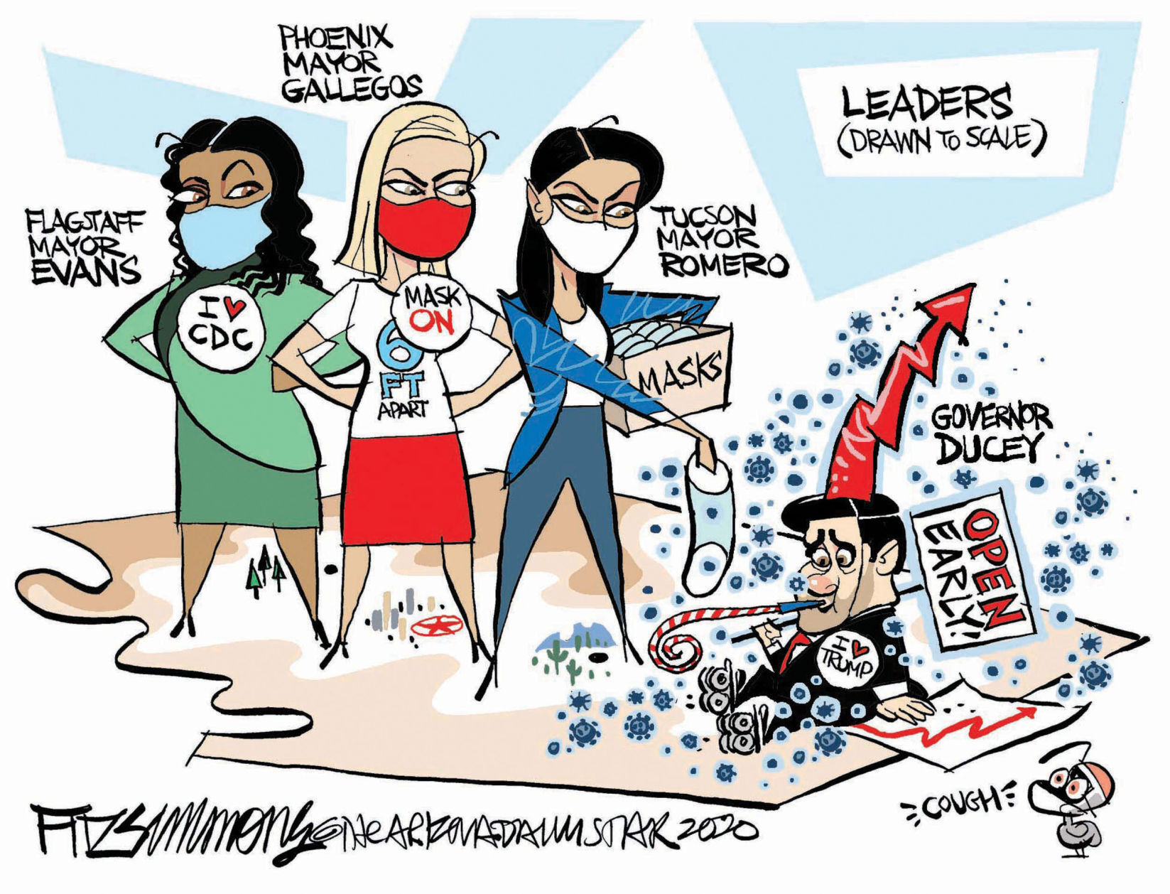 Daily Fitz Cartoon: Arizona's leaders